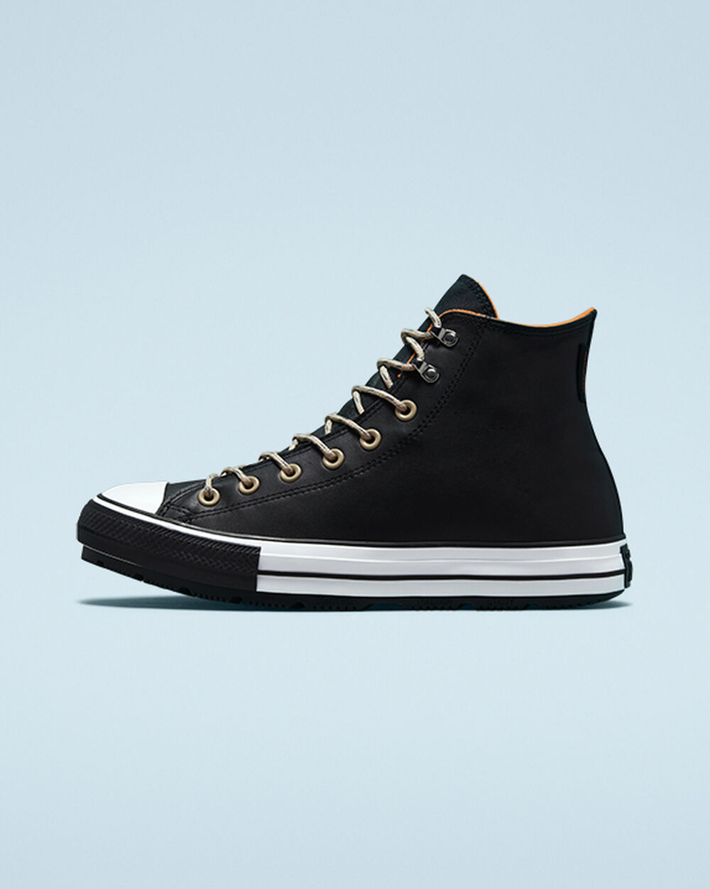 Botas de Invierno Converse Chuck Taylor All Star Mujer Negros Blancos Negros | Mexico-061436