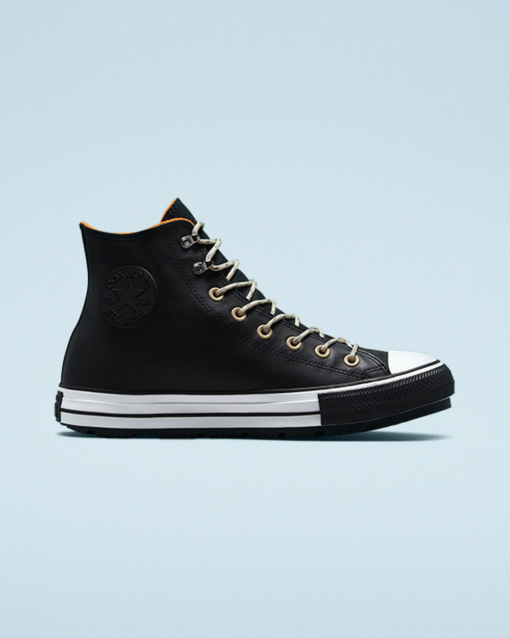 Botas de Invierno Converse Chuck Taylor All Star Mujer Negros Blancos Negros | Mexico-061436