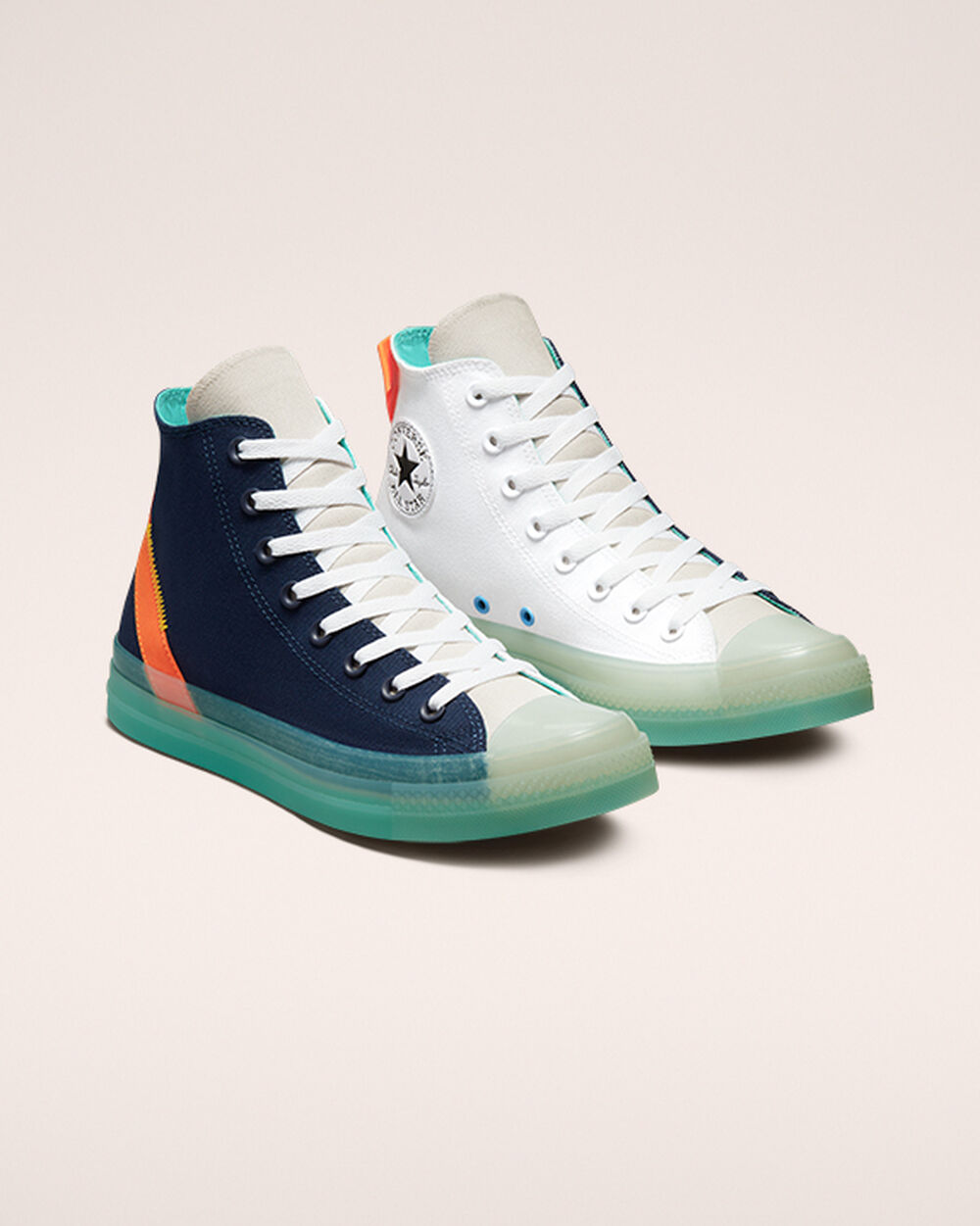 Tenis Converse Chuck Taylor All Star CX Mujer Blancos Azul Marino | Mexico-428376