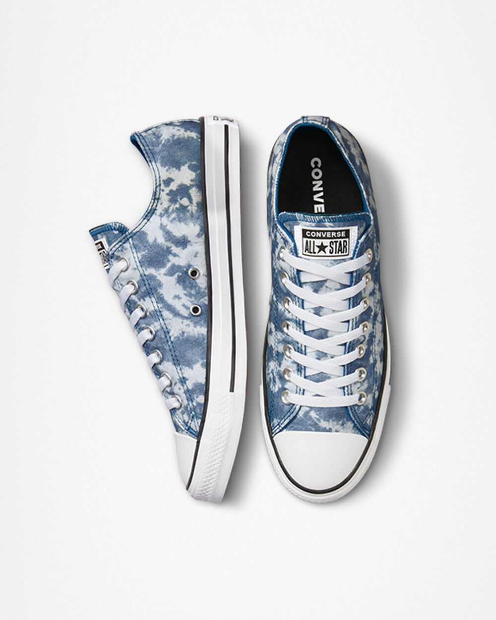 Tenis Converse Chuck Taylor All Star Hombre Azules Blancos Negros | Mexico-728036