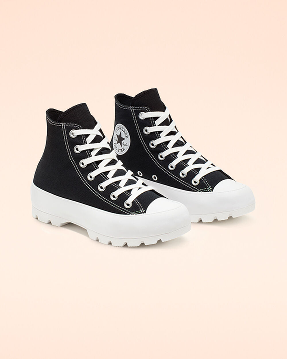 Tenis Converse Chuck Taylor All Star Lugged Mujer Negros Blancos Negros | Mexico-120646