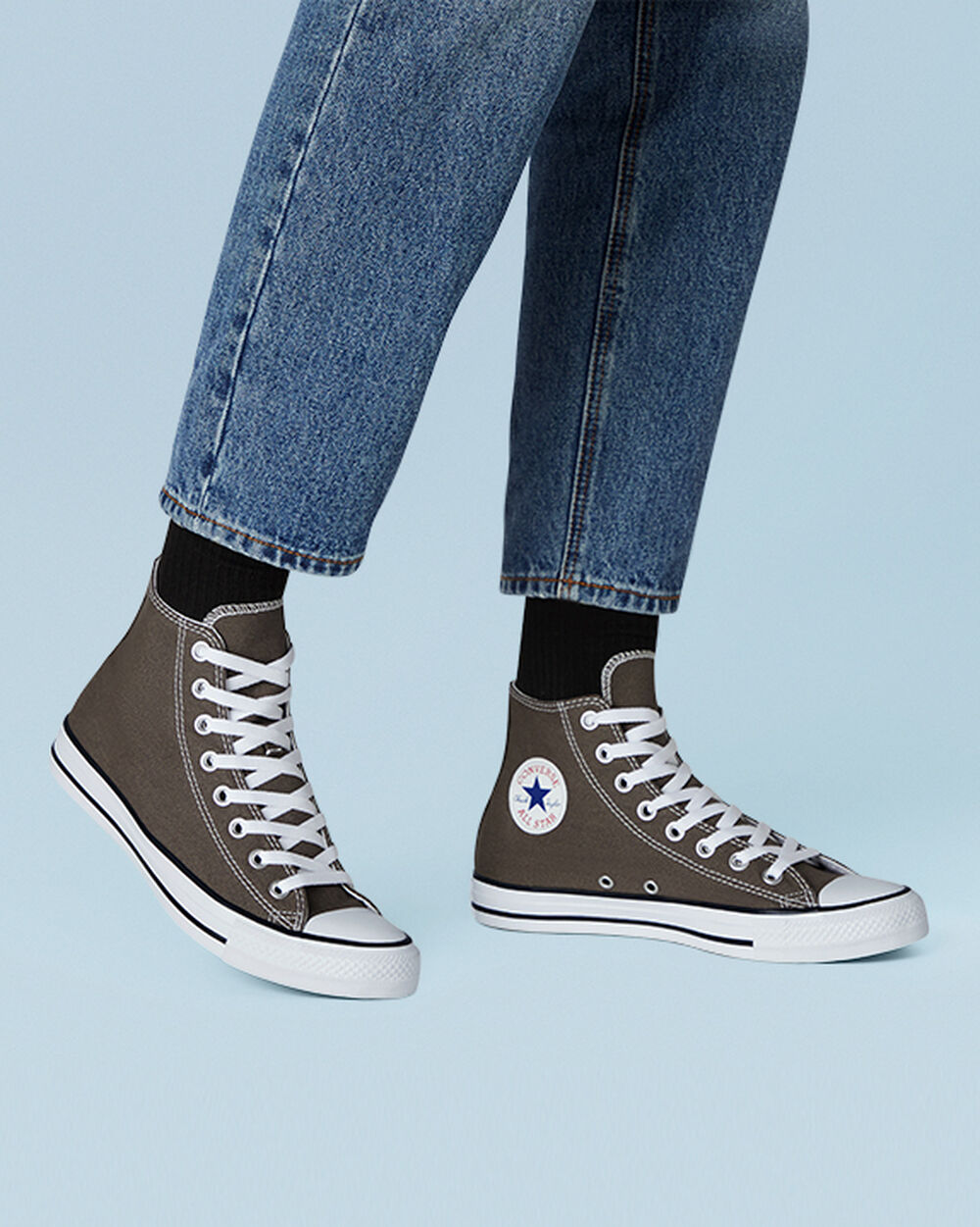 Tenis Converse Chuck Taylor All Star Mujer Grises Oscuro | Mexico-543106