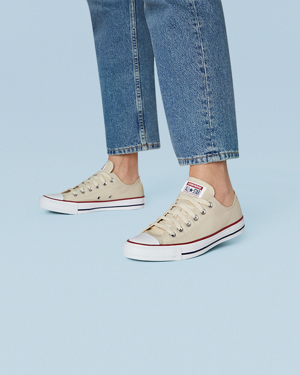 Tenis Converse Chuck Taylor All Star Mujer Beige Blancos | Mexico-840626