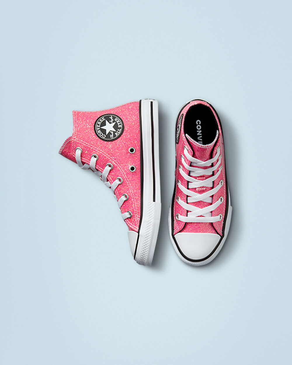 Tenis Converse Chuck Taylor All Star Niña Rosas Negros Blancos | Mexico-046136