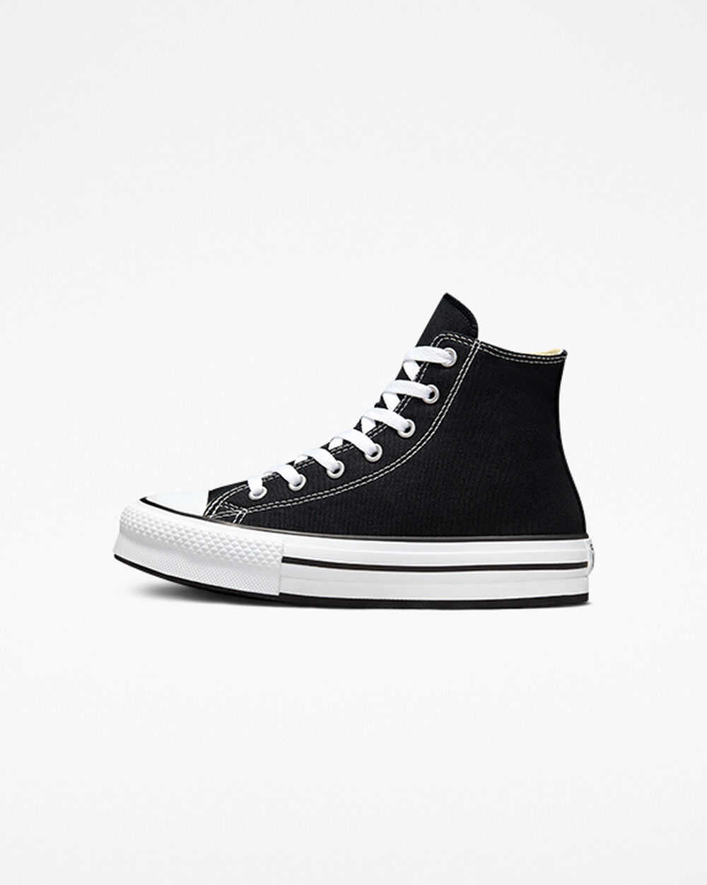 Tenis Converse Chuck Taylor All Star Niña Negros Blancos Negros | Mexico-165646