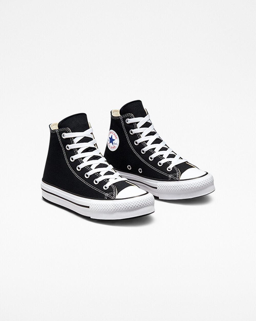 Tenis Converse Chuck Taylor All Star Niña Negros Blancos Negros | Mexico-165646