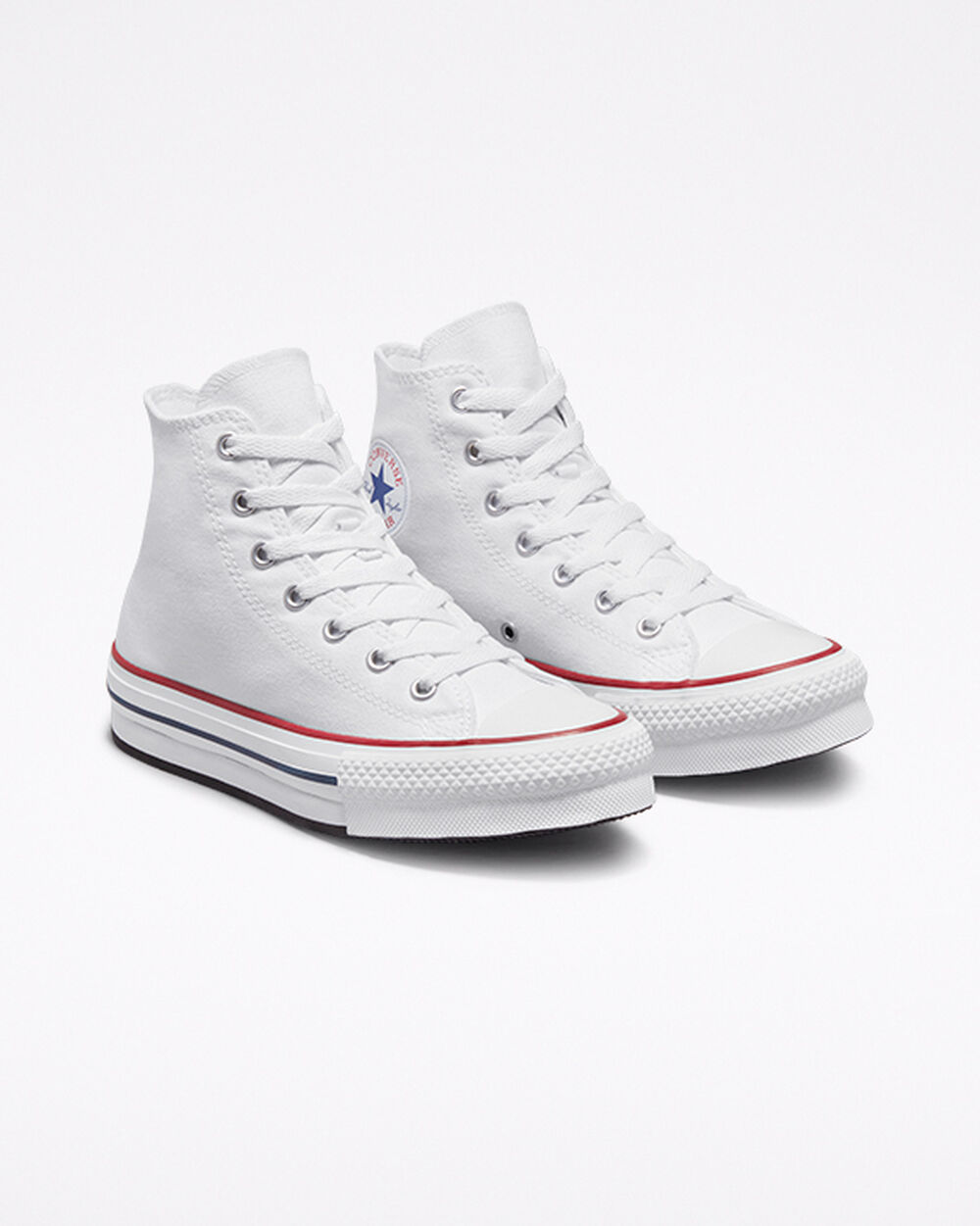 Tenis Converse Chuck Taylor All Star Niña Blancos Rojos Oscuro Azul Marino | Mexico-628516